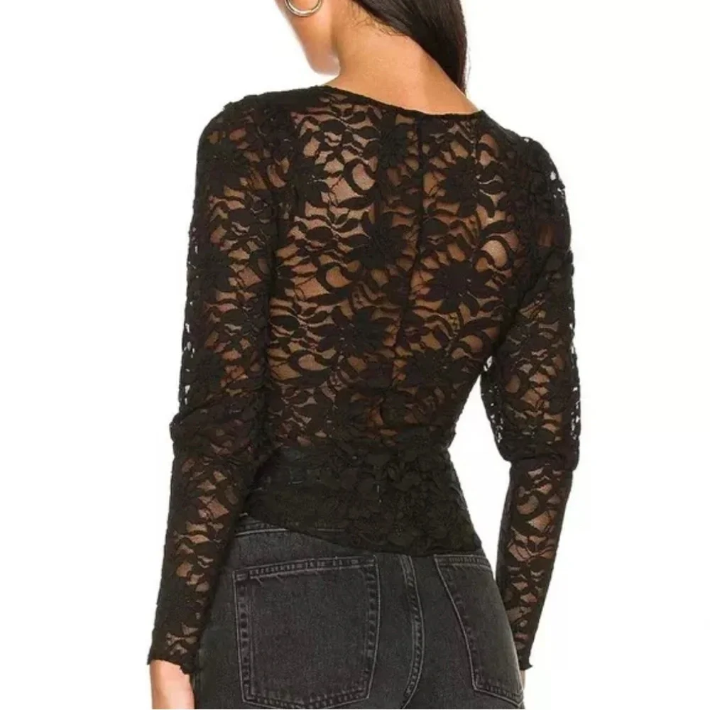 Free People Intimately Long Distance Layering Top in Flower Trail Size S NWT